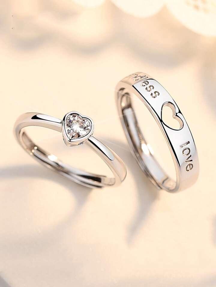Fairy Friends Wedding Band – Korean Style Couple Party Ring
