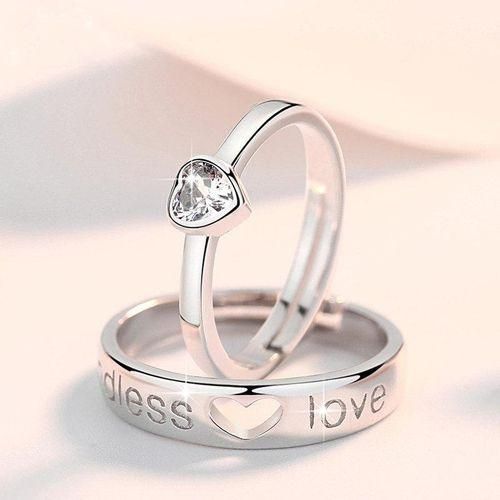 Fairy Friends Wedding Band – Korean Style Couple Party Ring
