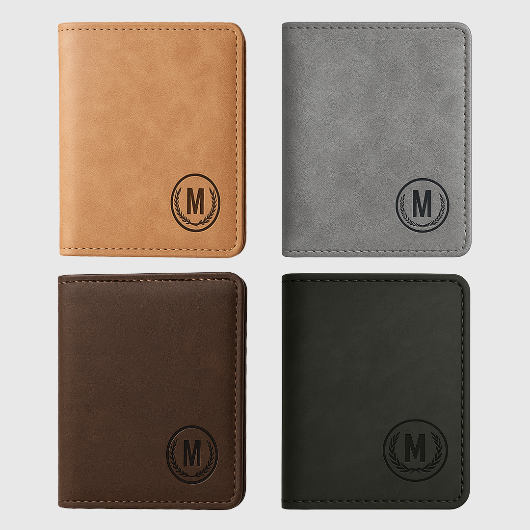 M Series Modern Bi-Fold Faux Wallet – With Free Delivery