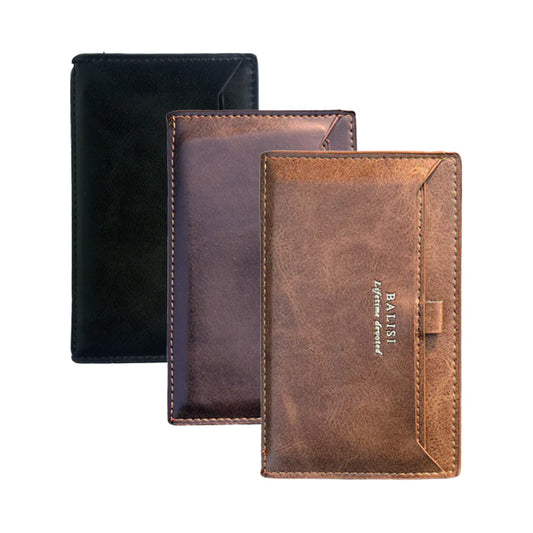 Balisi PU Leather Wallet with Extra Card Holder For Mens&Ladies (Full-Long)