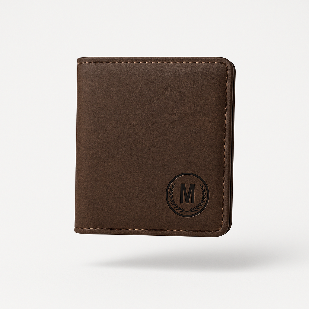 M Series Modern Bi-Fold Faux Wallet – With Free Delivery