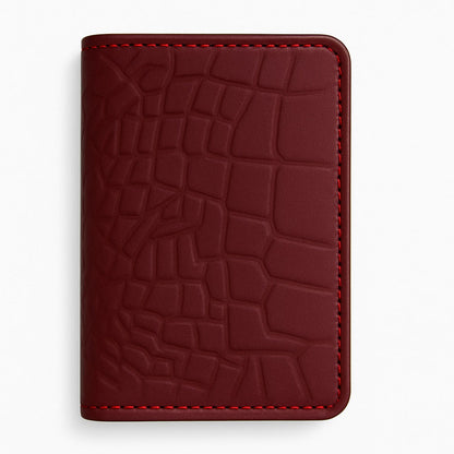 Premium Crocodile Pattern Leather Wallet – With Free Delivery