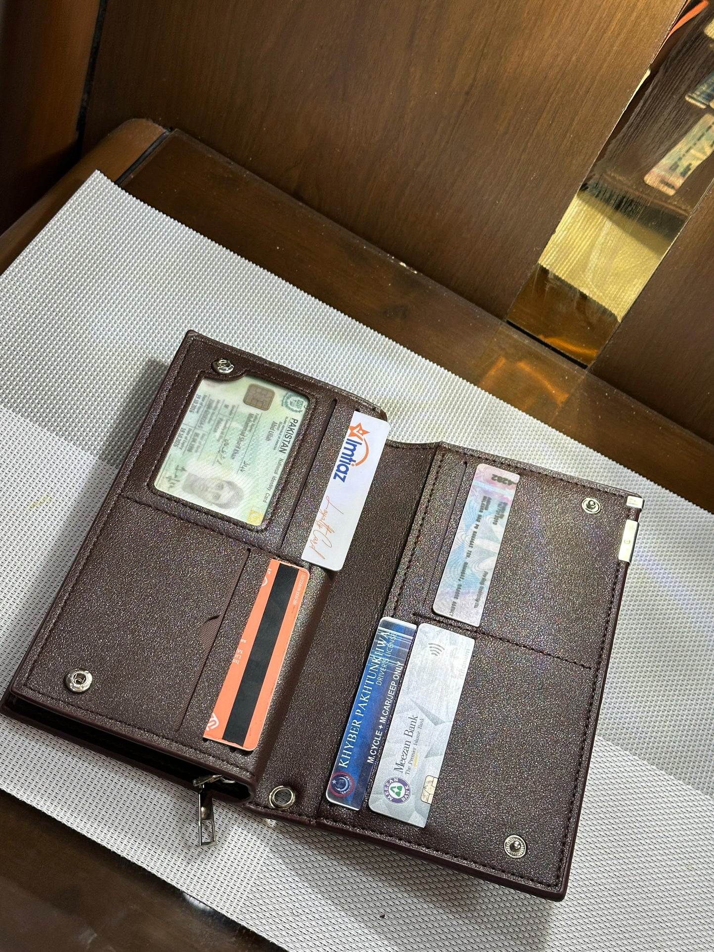Very Amazing Quality pure leather 👍 Long Wallet for Men and Women (2000+ Sold😍)