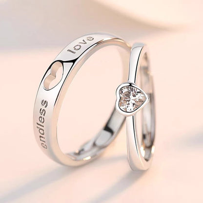 Fairy Friends Wedding Band – Korean Style Couple Party Ring